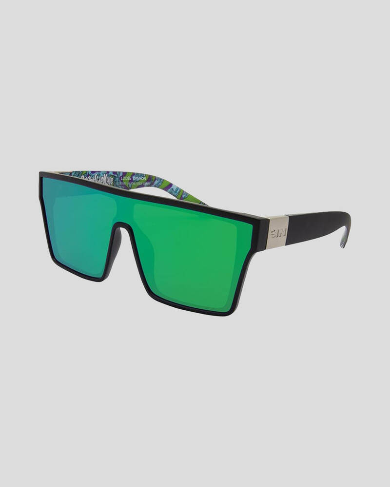 Sin Eyewear Loose Cannon Green Flash Sunglasses for Mens