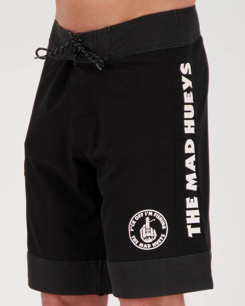 The Mad Hueys F*ck Off I'm Fishing Board Shorts for Mens