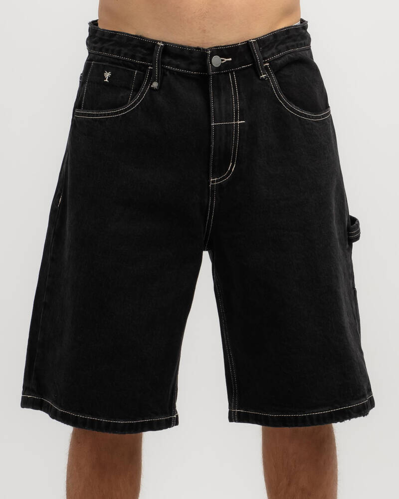 Thrills Big Slacker Denim Shorts for Mens