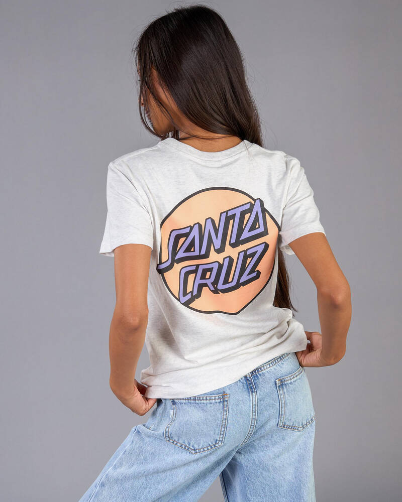 Santa Cruz Girls' Other Dot Reversible Chest T-Shirt for Womens