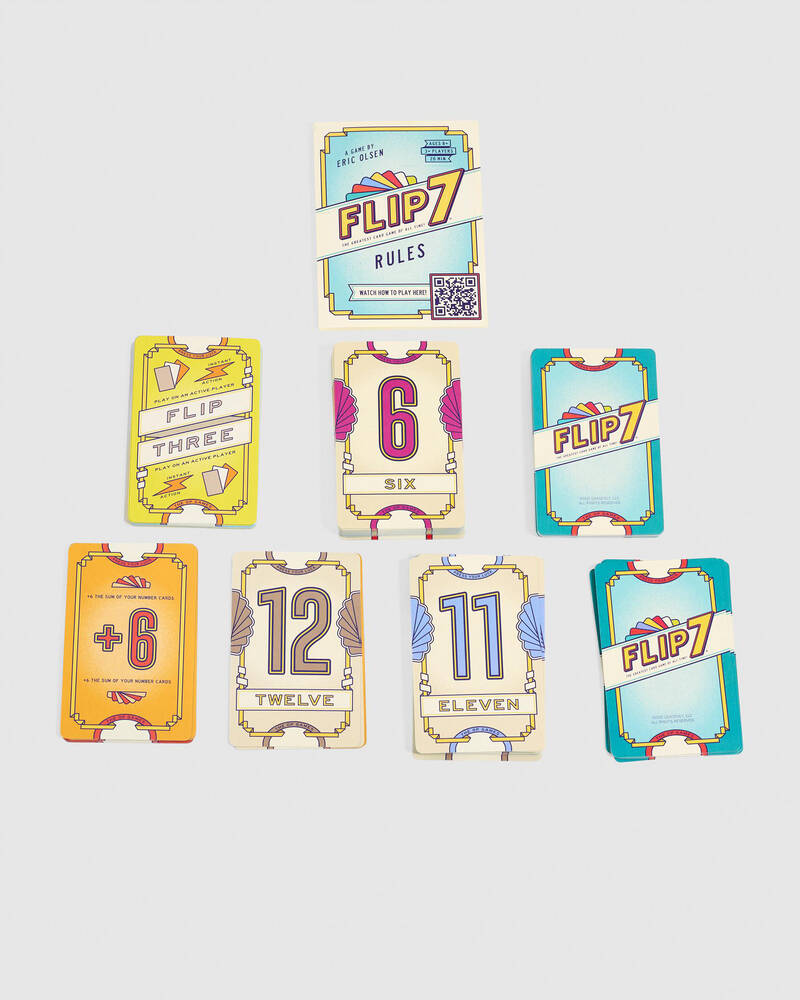 VR Distribution Flip 7 Card Game for Unisex