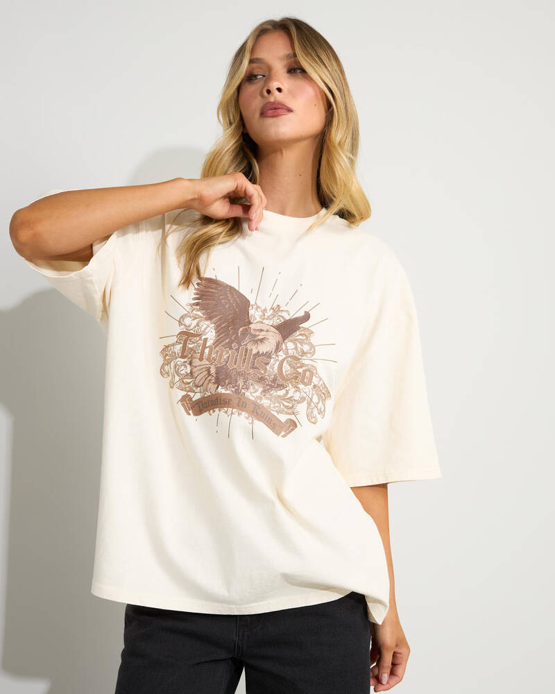 Thrills Ruined Paradise Oversized T-Shirt for Womens