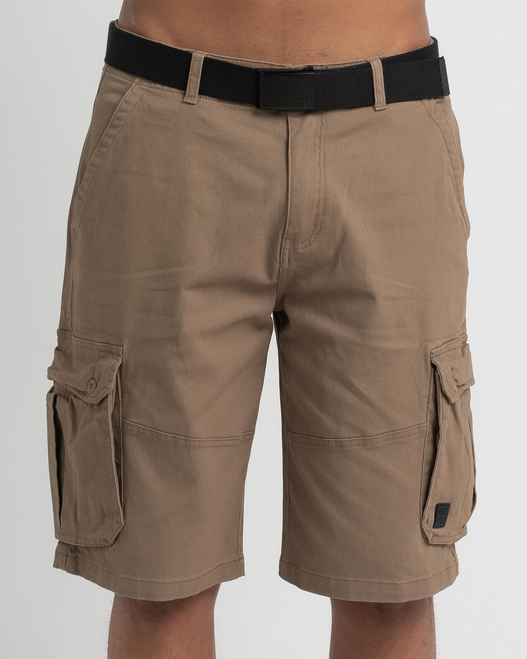 Dexter Protector Cargo Shorts In Sand 
