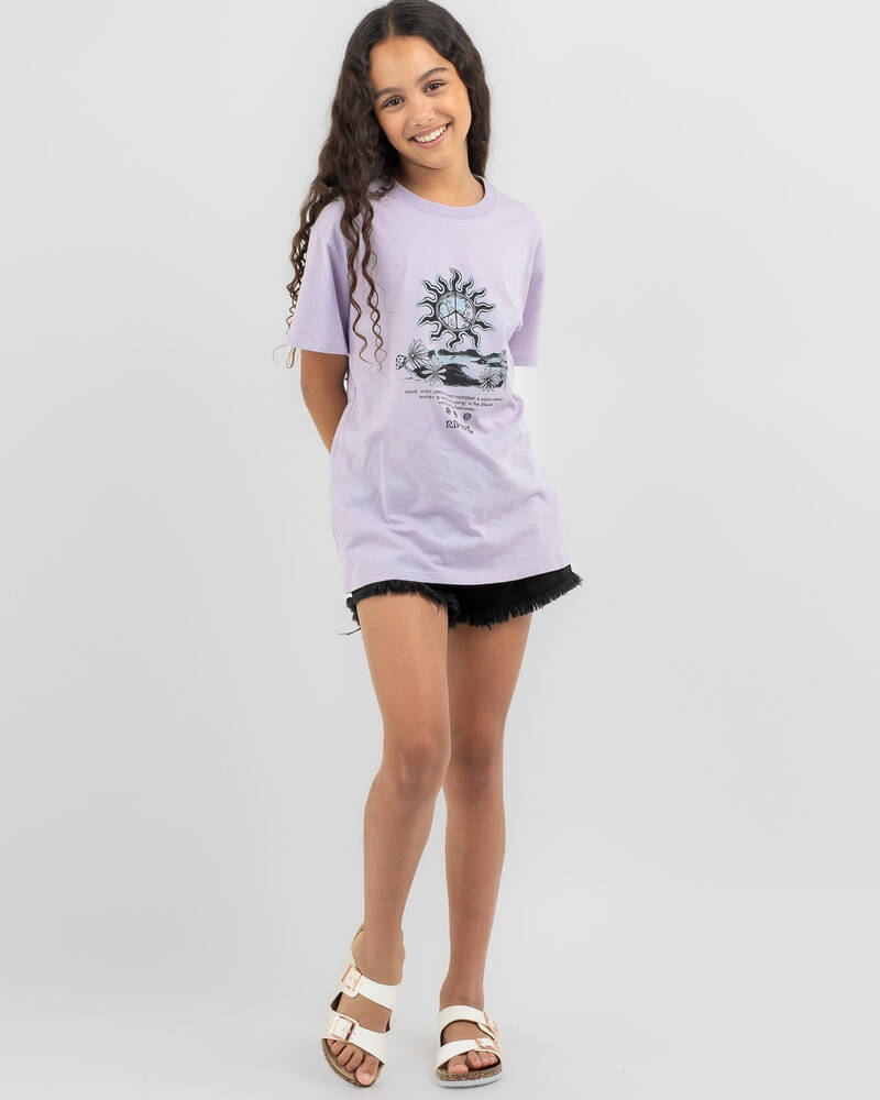 Rip Curl Girls' Earth Waves Art T-Shirt for Womens
