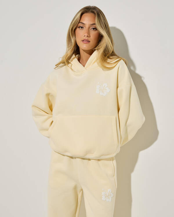 Malibu Lounge Malibu Lounge Hibiscus Hoodie for Womens