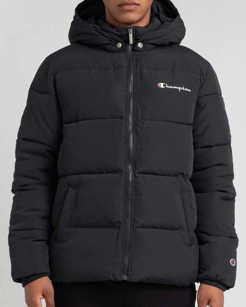 Champion Rochester Athletic Puffer Hooded Jacket for Mens