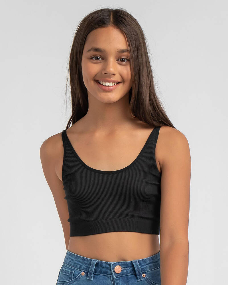 Mooloola Girls' Mickey Seamfree Crop Top for Womens
