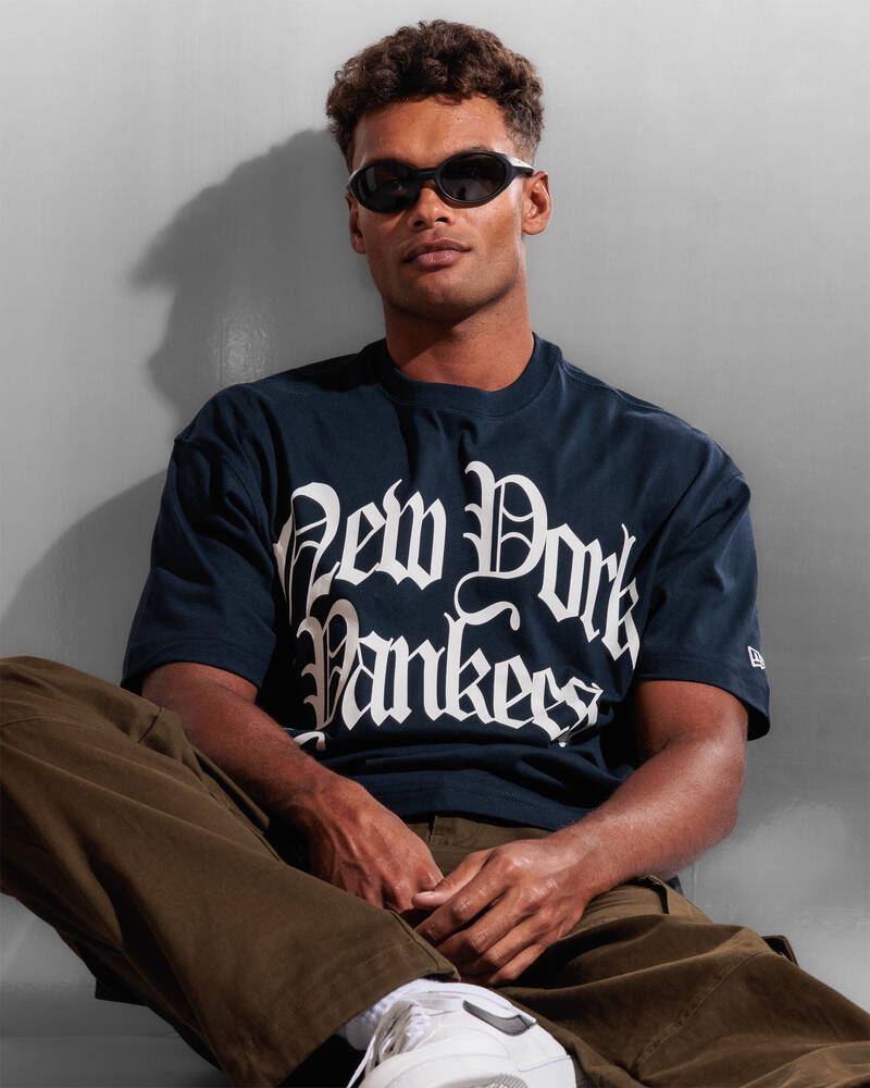 New Era New York Yankees Varsity Press T-Shirt for Mens