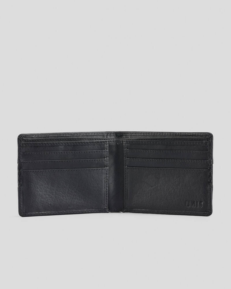 Unit CarbonX Leather Wallet for Mens