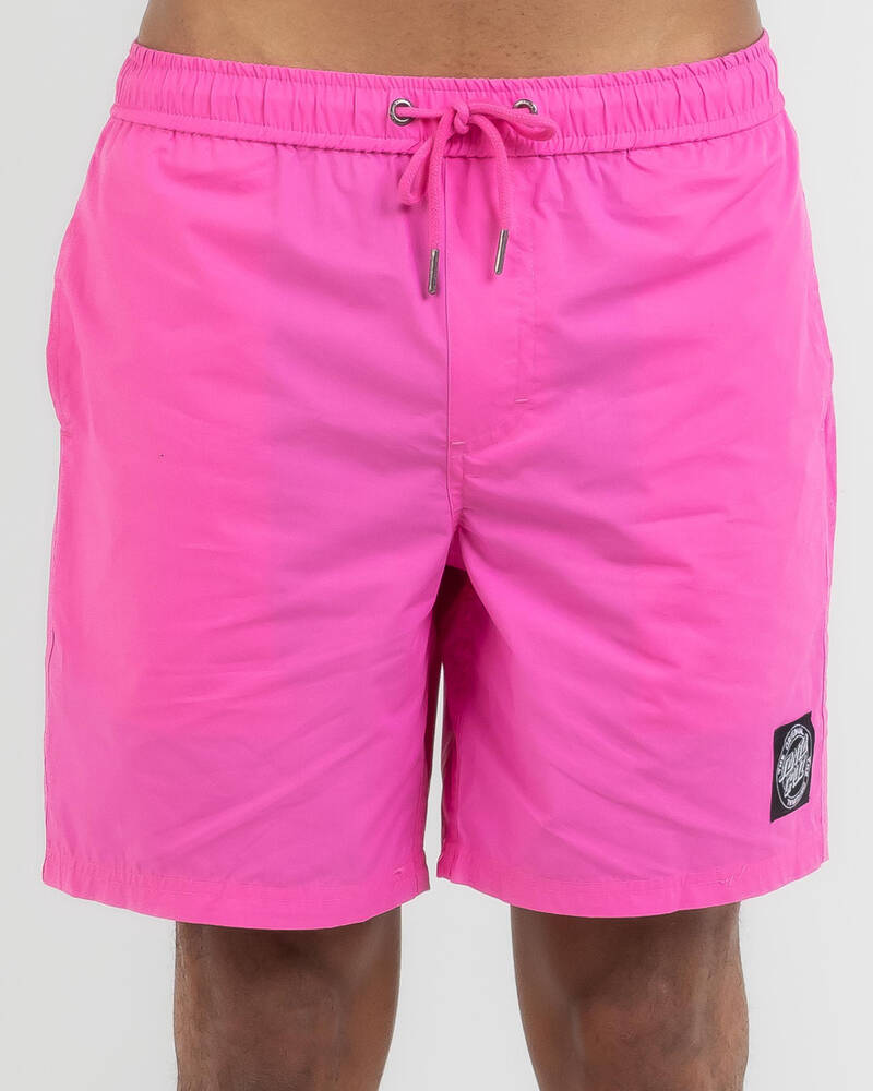 Santa Cruz MFG Cruzier Solid Elastic Waist Shorts for Mens