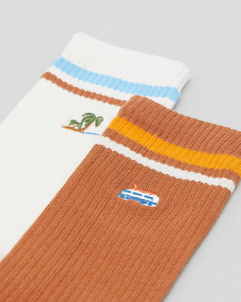 FOOT-IES Great Outdoors Socks 2 Pack for Mens