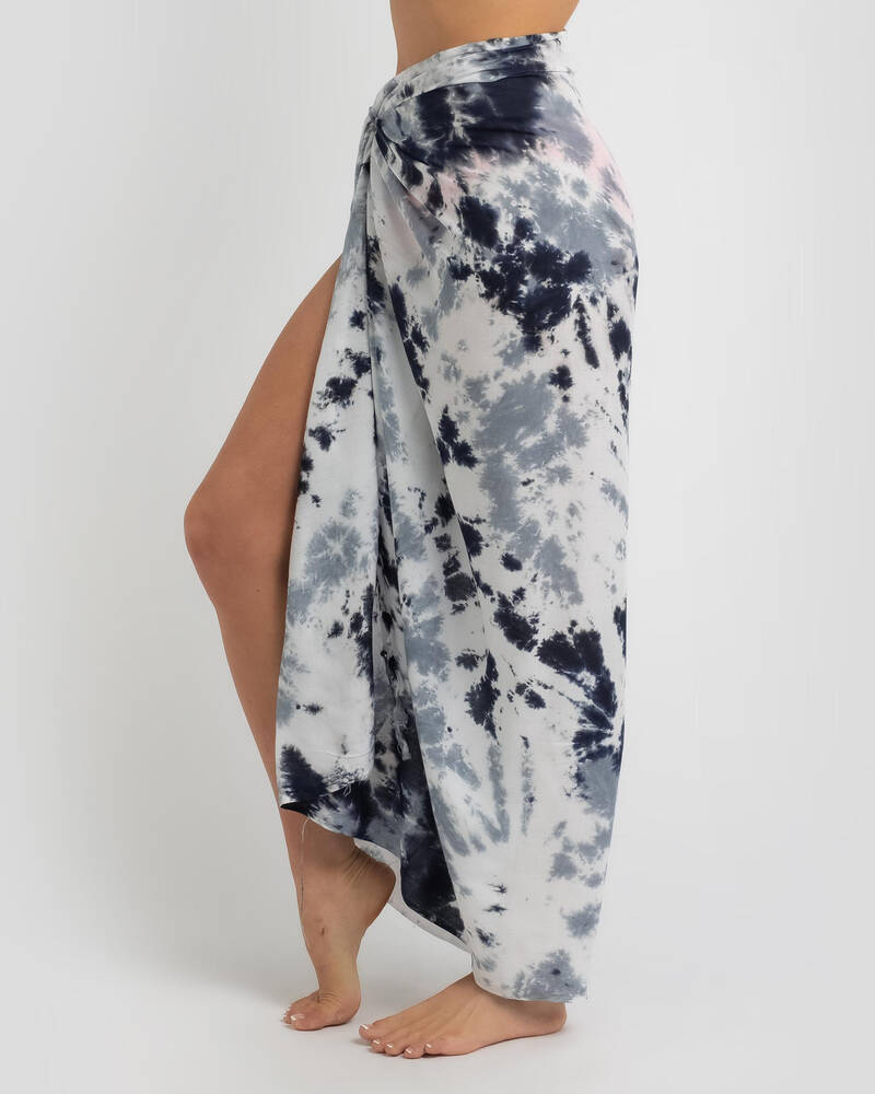 Topanga Tie Dye Mist Sarong for Womens