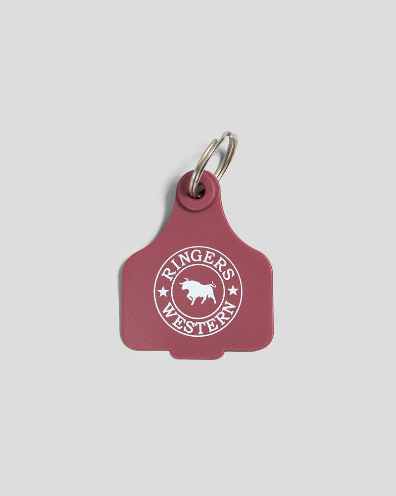 Ringers Western Cattle Tag Keyring for Unisex