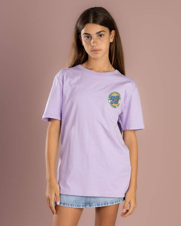 Santa Cruz Girl's MFG Retro Dot Reverse T-Shirt for Womens