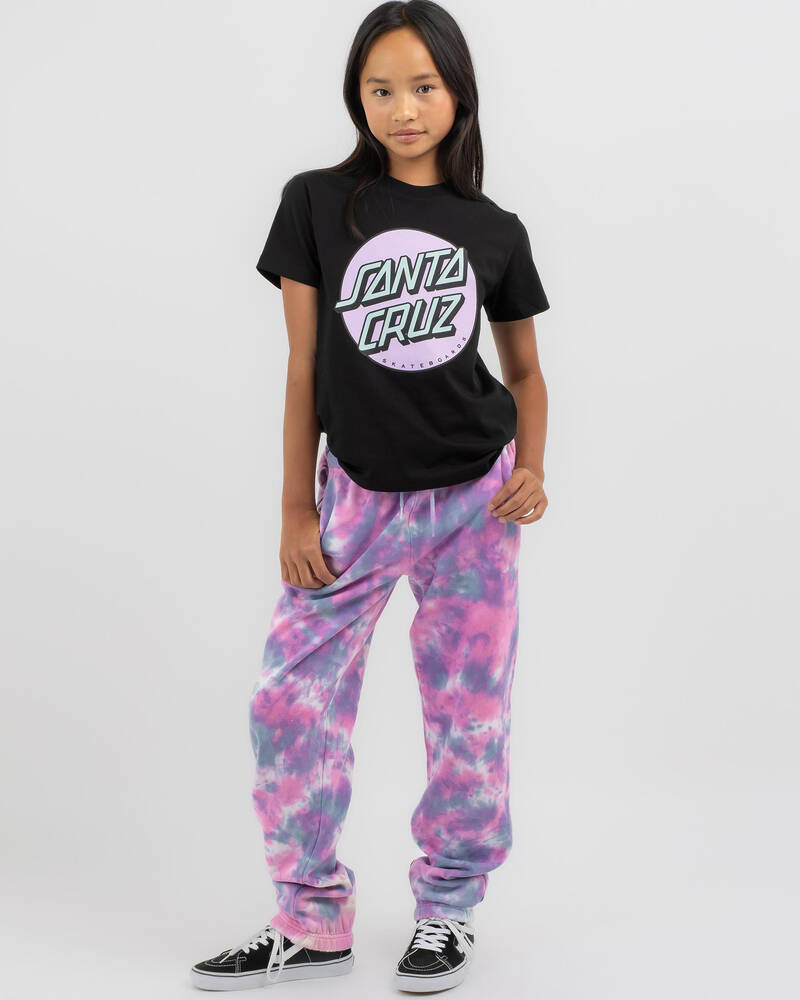 Santa Cruz Girls' Astro Tie Dye Track Pants for Womens