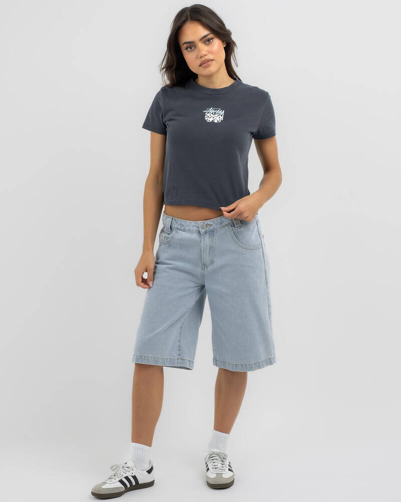 Stussy Pair of Dice Slim T-Shirt for Womens
