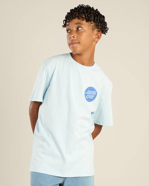 Santa Cruz Boys' Reverse Dot Mono T-Shirt for Mens