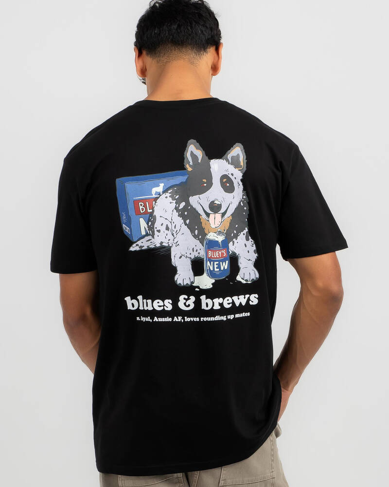 Frothies Blues & Brews T-Shirt for Mens
