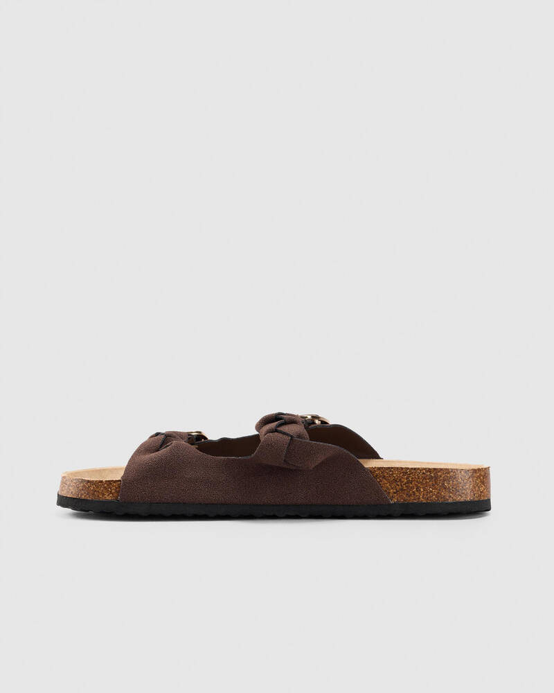 Ava And Ever Allie Plait Slide Sandals for Womens