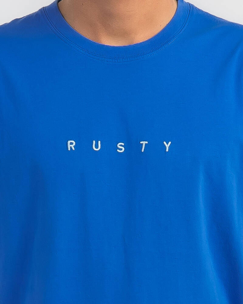Rusty Short Cut 2 T-Shirt for Mens