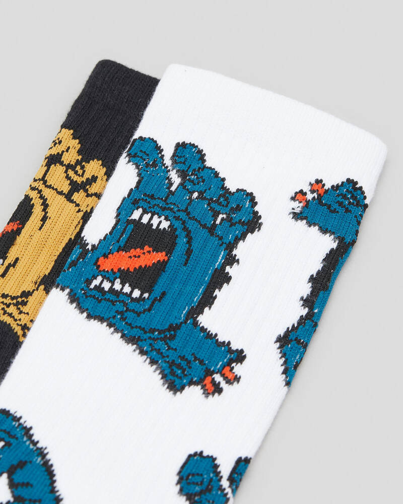 Santa Cruz Work Hand Socks 2 Pack for Mens