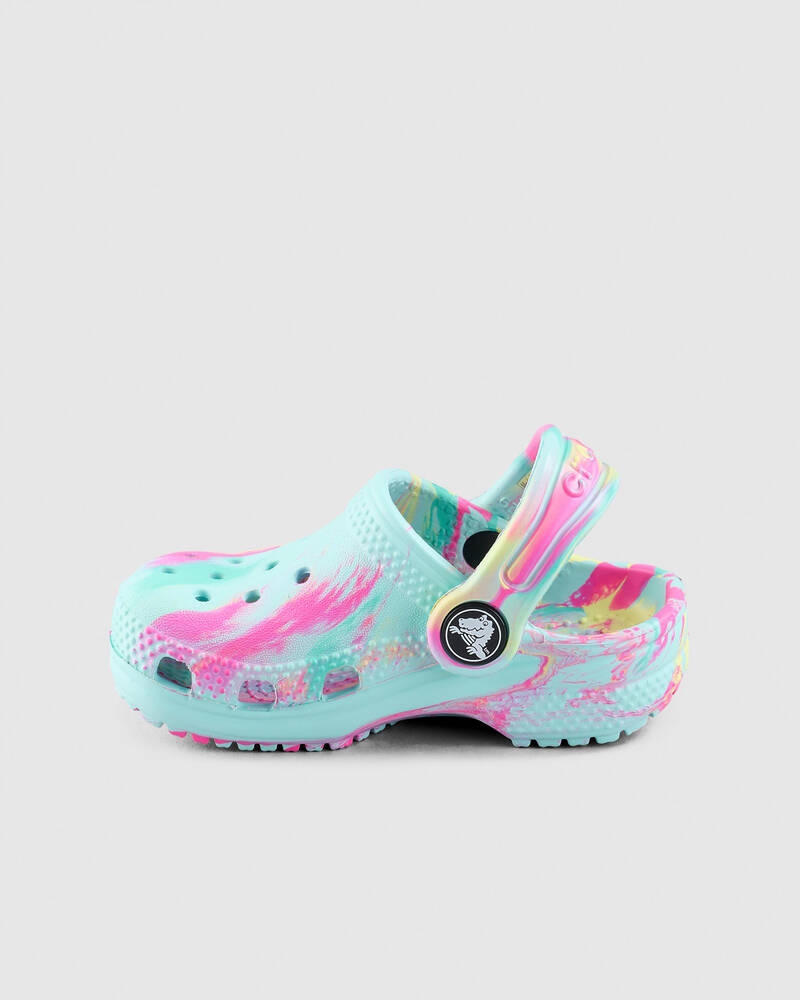 Crocs Toddlers' Classic Marbled Clogs for Unisex