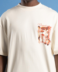 Nomadic Paradise Trip Heavy Street T-Shirt for Mens image number null