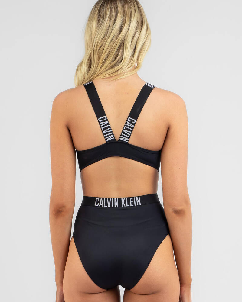 Calvin Klein Intense Power Cut Out One Piece Swimsuit for Womens