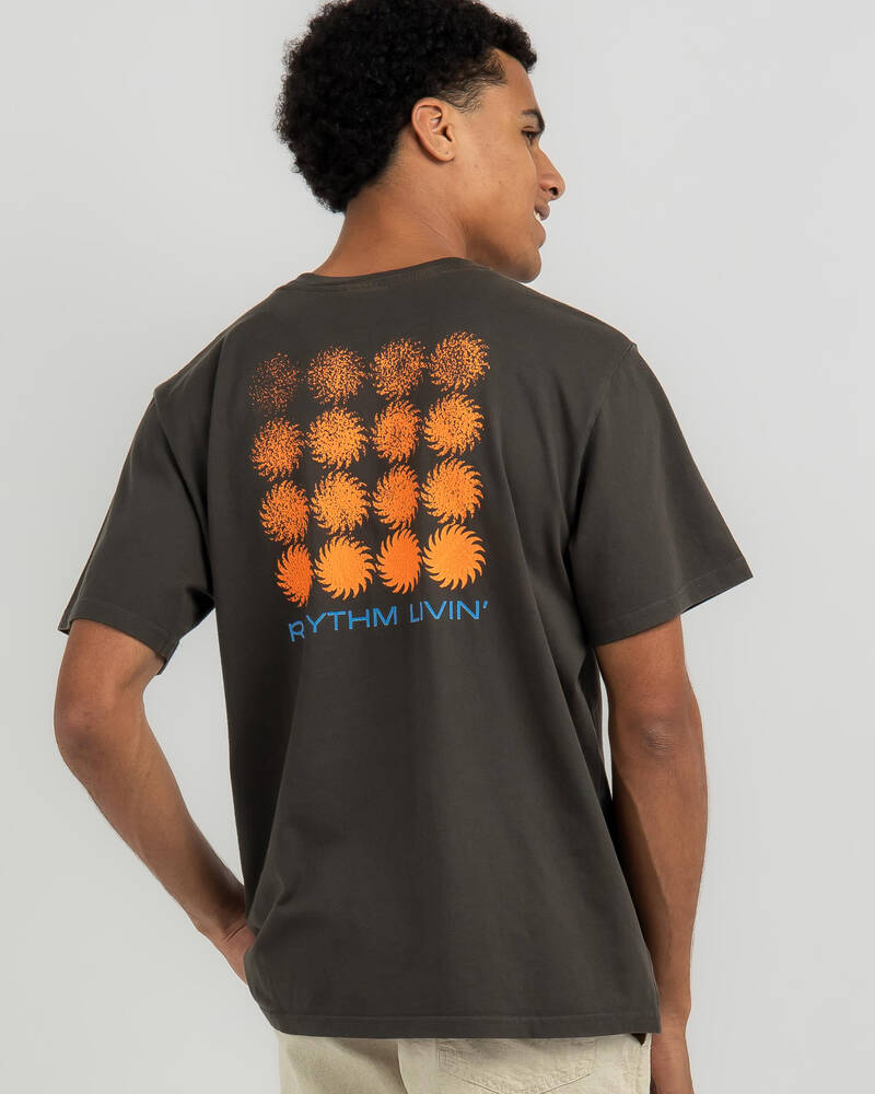 Rhythm Setting Vintage Short Sleeve T-Shirt for Mens