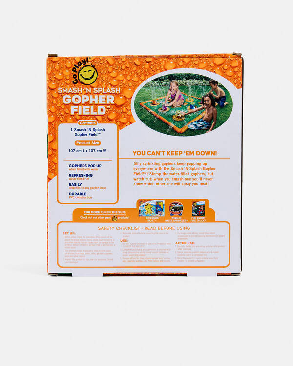 Go Play! Smash 'N Splash Gopher Field for Unisex