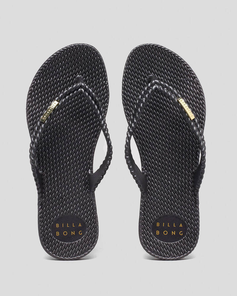 Billabong Kick Back Metallic Thongs for Womens