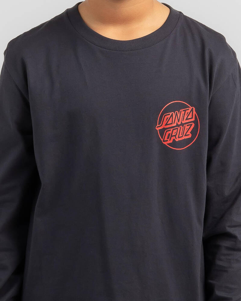 Santa Cruz Boys' Screaming Hand Long Sleeve T-Shirt for Mens