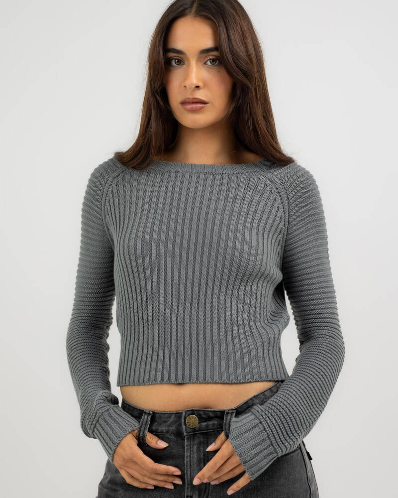 Mooloola Mersey Crew Neck Knit Jumper for Womens