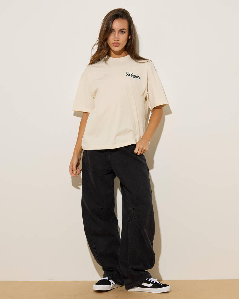 S-Double Peacesign T-Shirt for Womens