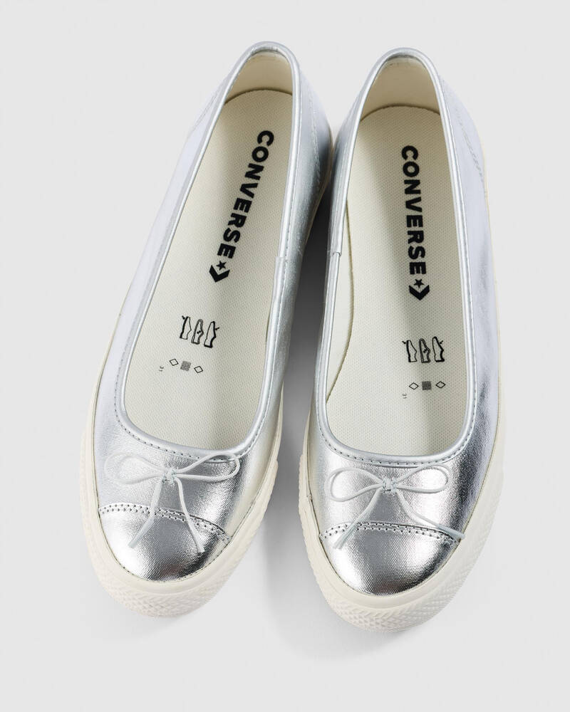 Converse Womens Chuck Taylor All Star Dainty Ballerina Metallic Shoes for Womens