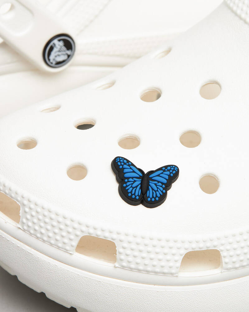 Crocs Blue Butterfly Jibbitz for Unisex