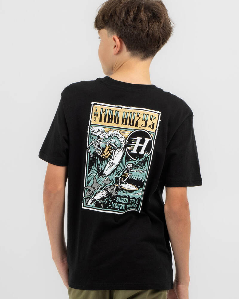 The Mad Hueys Boys' Shred Til You're Dead T-Shirt for Mens
