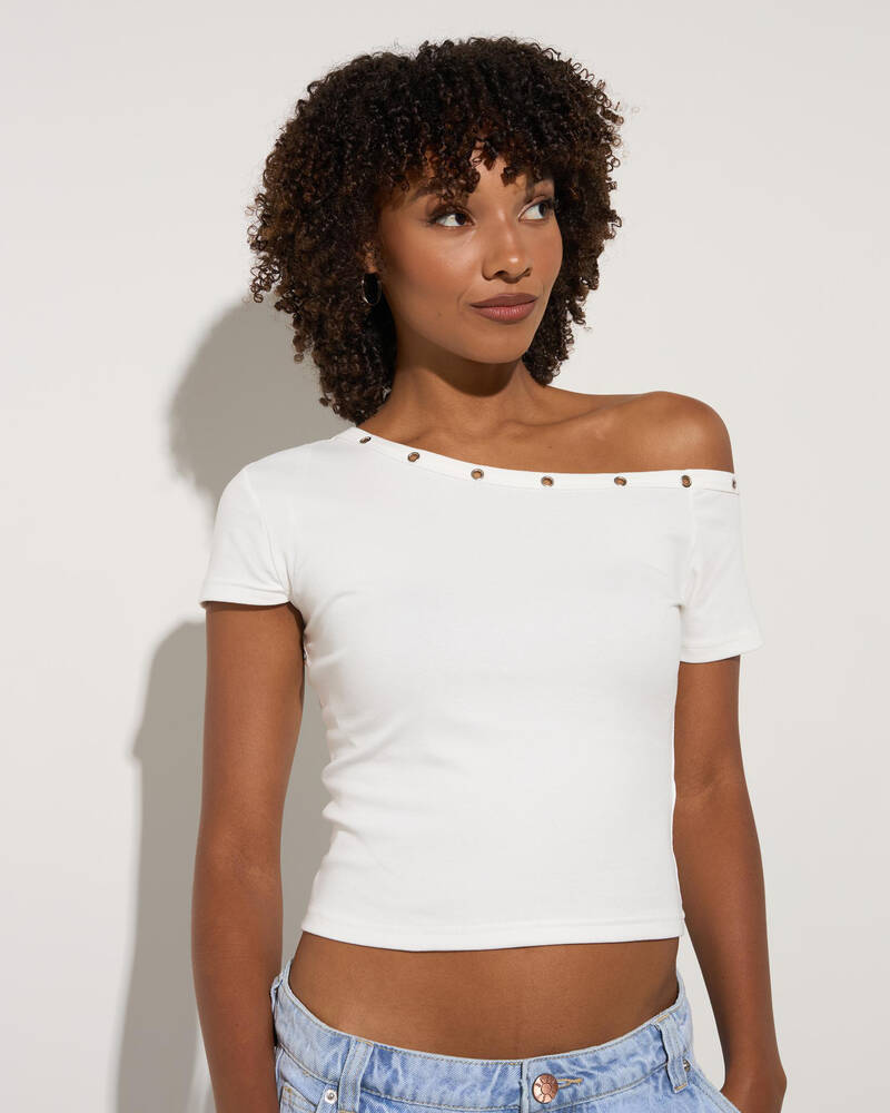 Ava And Ever Kiley Off Shoulder Top for Womens