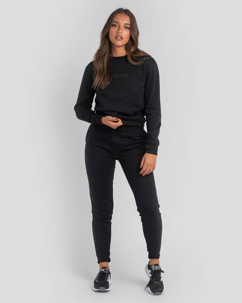 Russell Athletic Block Logo Track Pants for Womens