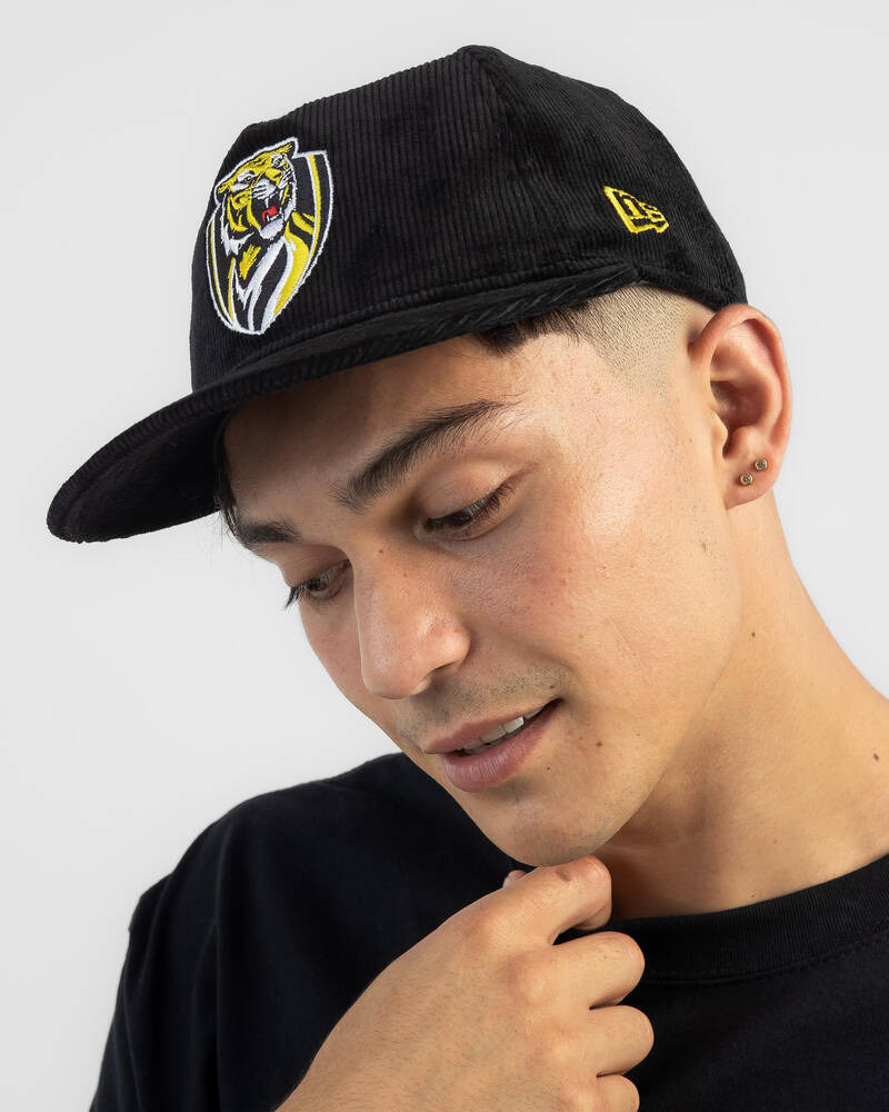 New Era Richmond Football Club Corduroy Snapback Cap for Mens