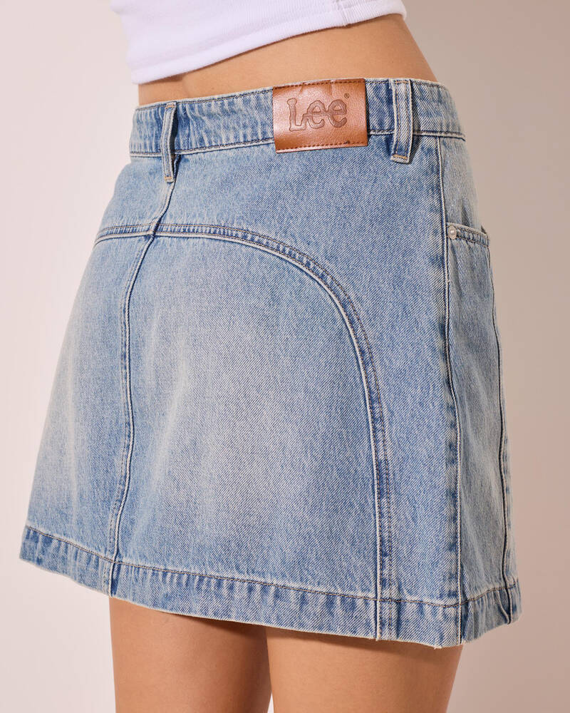 Lee Moto Mini Skirt for Womens