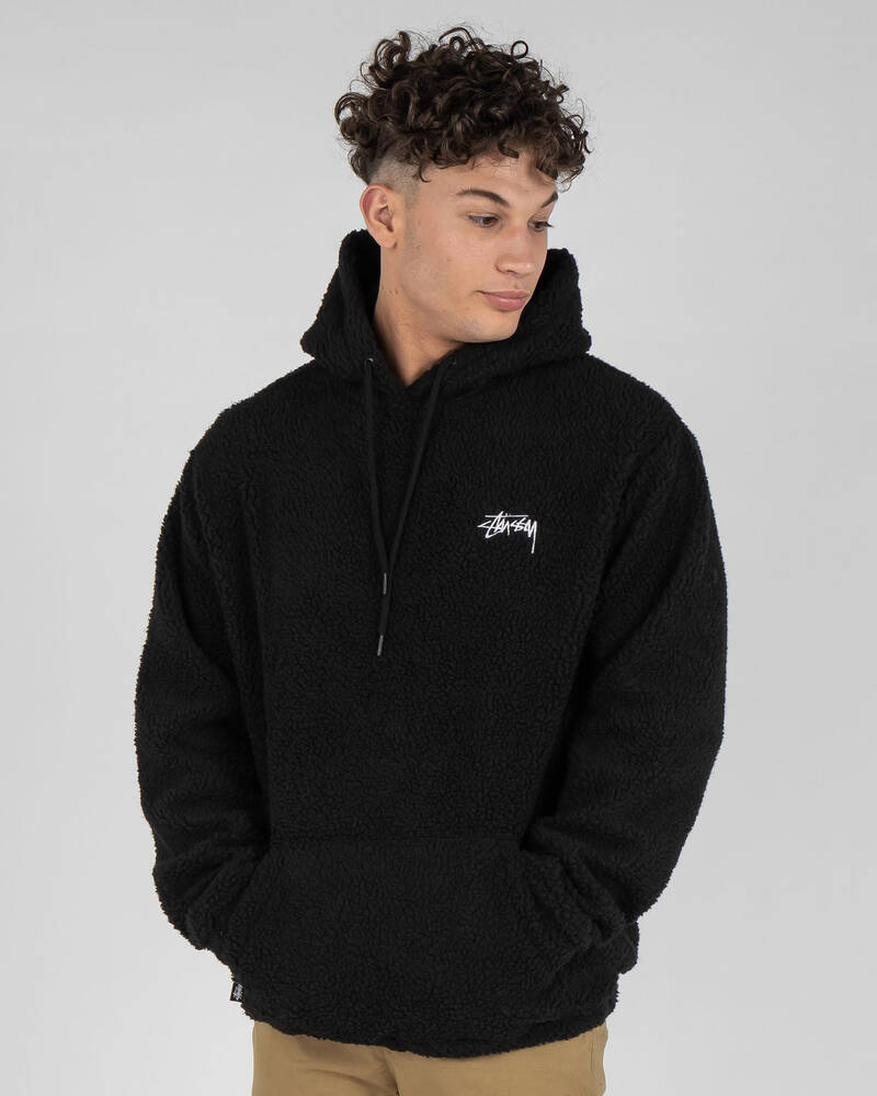 Stussy Stock Sherpa Hoodie for Mens