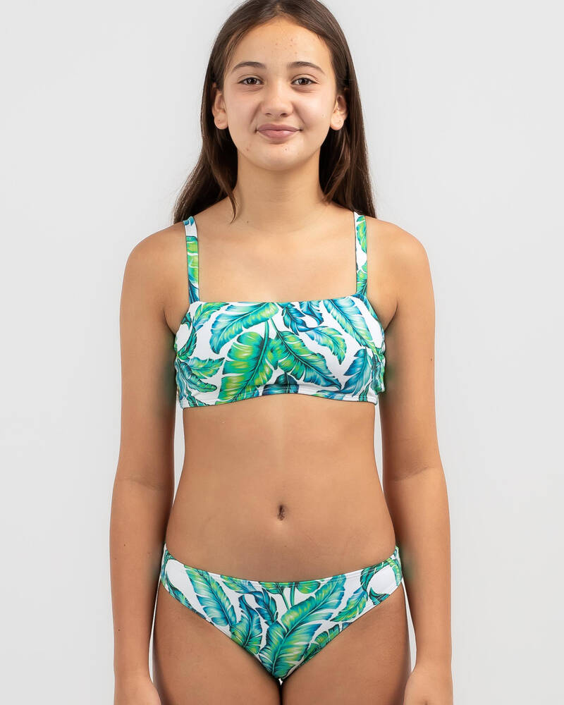 Topanga Girls' Scirocco Bandeau Bikini Set for Womens