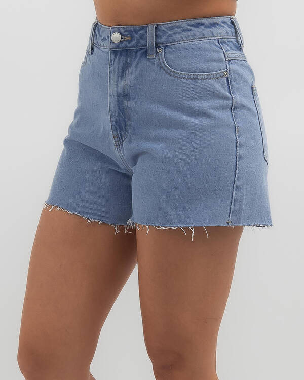 Rusty Dime Denim Shorts for Womens