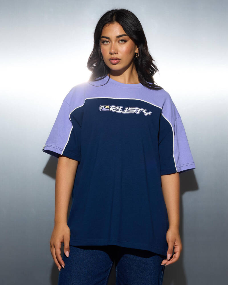Rusty Archived OPS Oversized T-Shirt for Womens