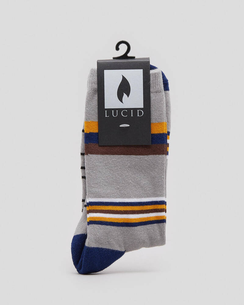 Lucid College Stripe Socks for Mens