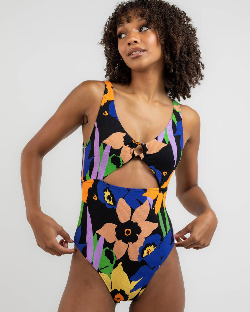 Roxy Color Jam One Piece Swimsuit for Womens