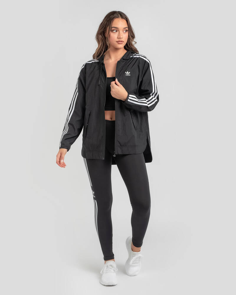 adidas 3 Stripes Hooded Jacket for Womens