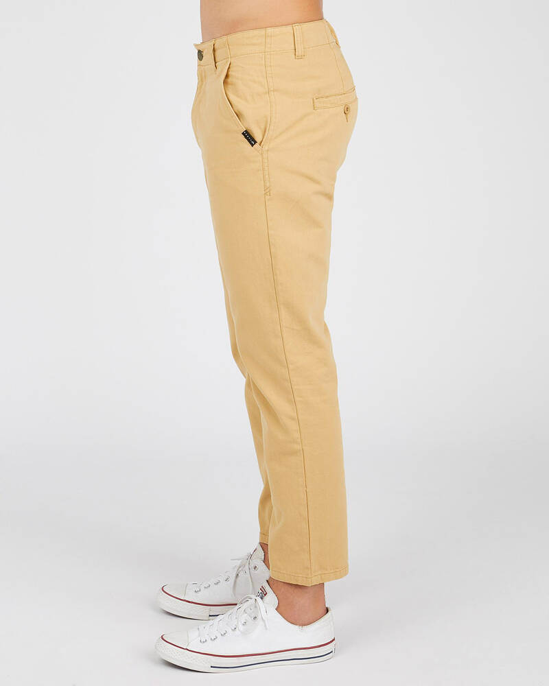 Rusty Manila Cropped Chino Pants for Mens