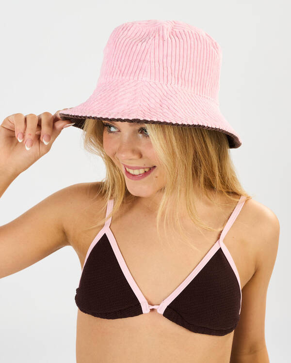 Mooloola Girls' Elara Reversible Cord Bucket Hat for Womens